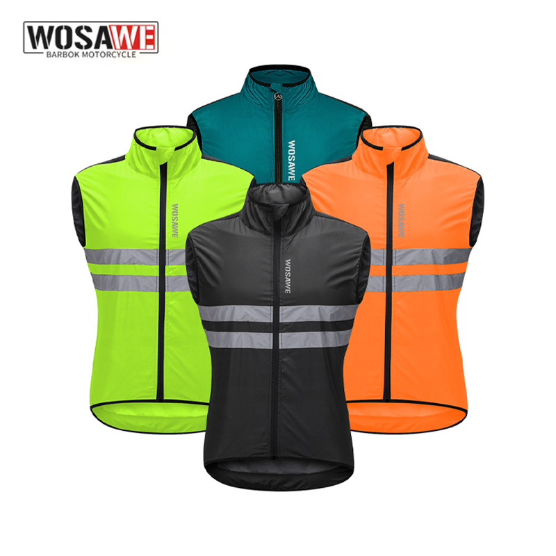 Cycling Gear Vest - سترة ووساي للرجال لركوب الدراجات، خفيفة