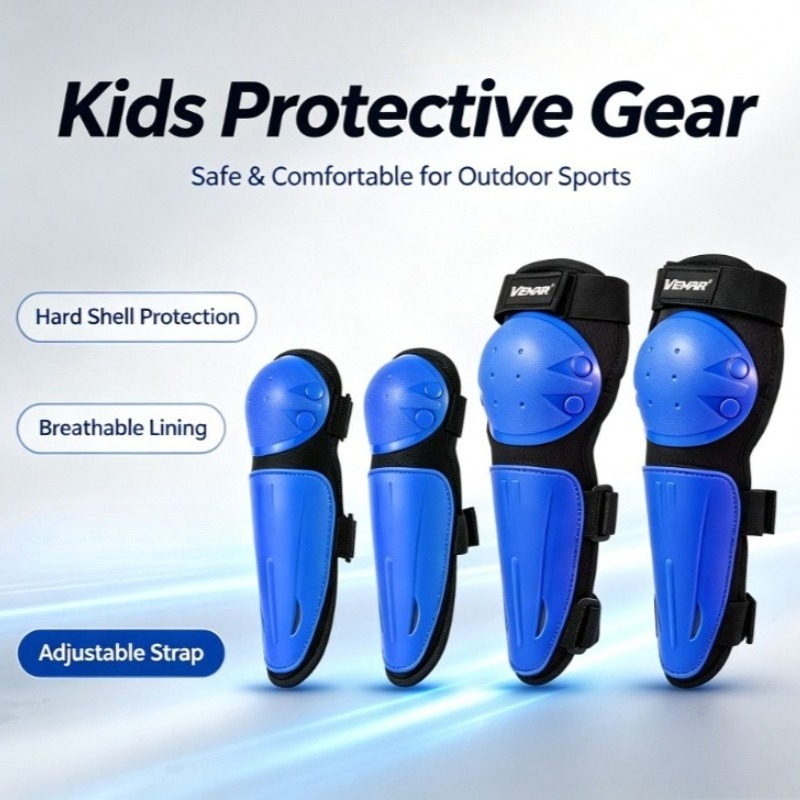 Cycling Protective Gear Kids - معدات حماية للأطفال لركوب الدراجات النارية،
