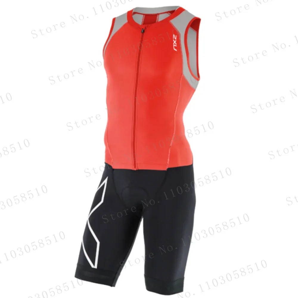 Triathlon Cycling Kit - بدلة ترياتلون رجالية من Zxu، ملابس