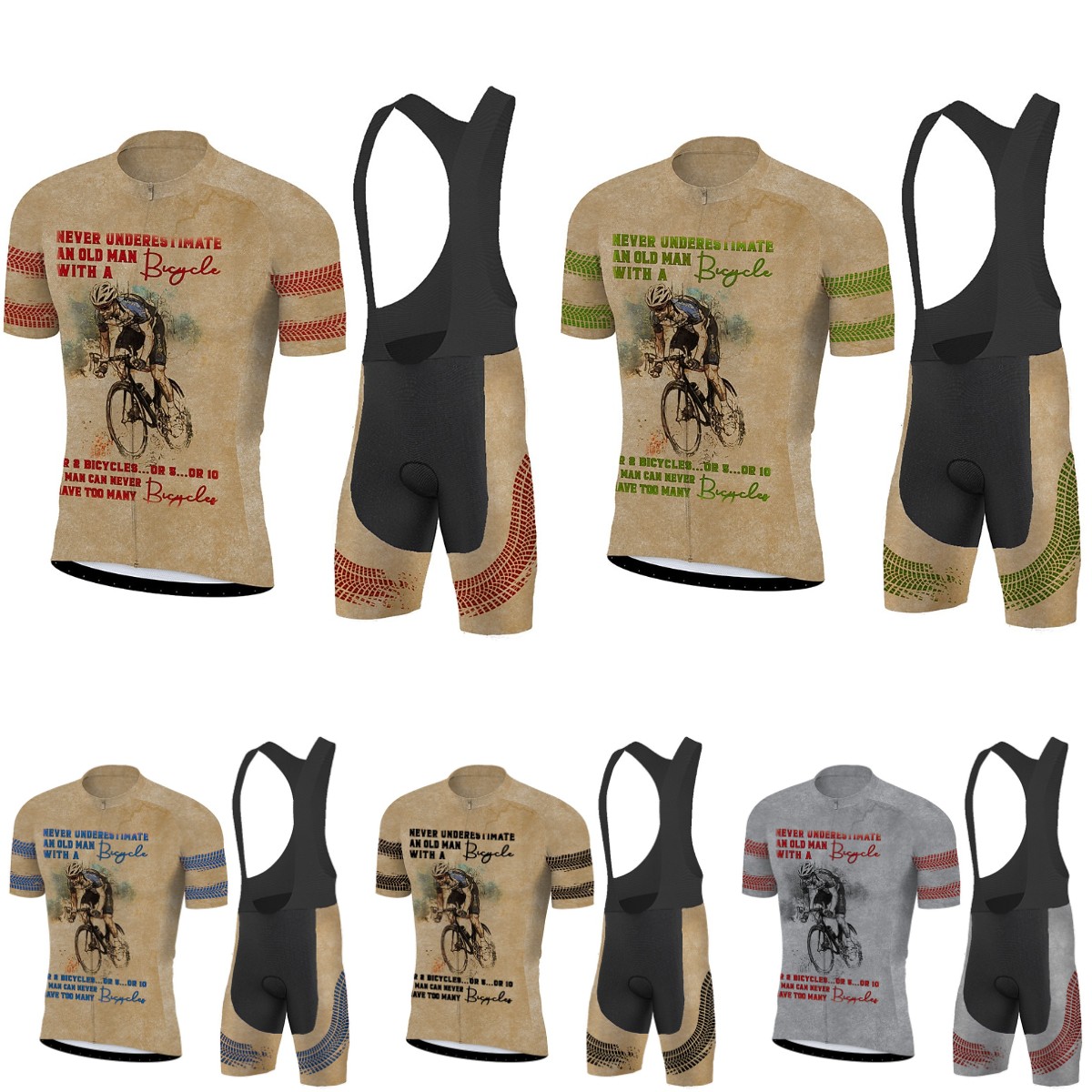 Triathlon Cycling Kit - طقم قميص ركوب الدراجات الجديد للرجال
