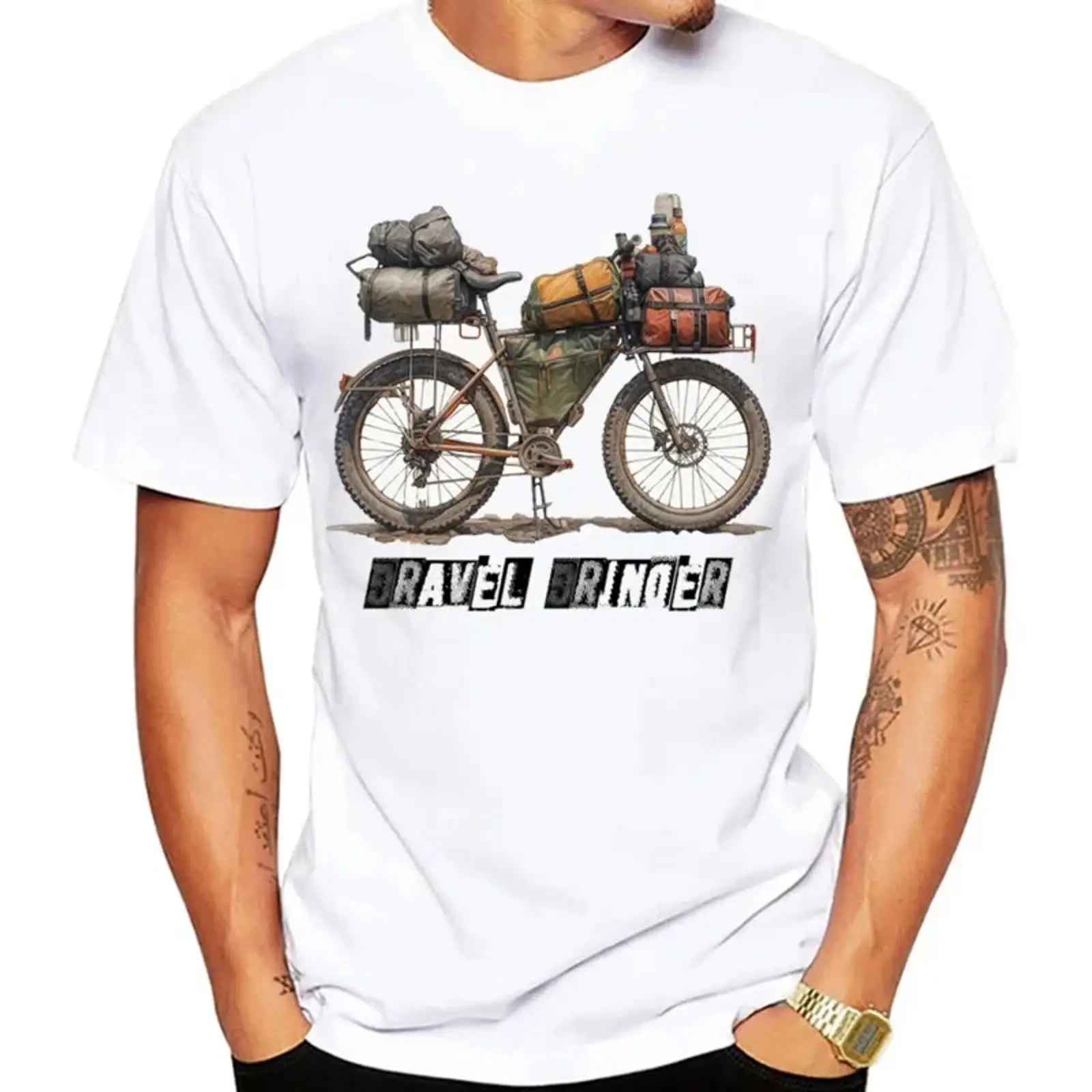 Cycling Gear Design - تي شيرت رجالي صيفي لركوب الدراجات