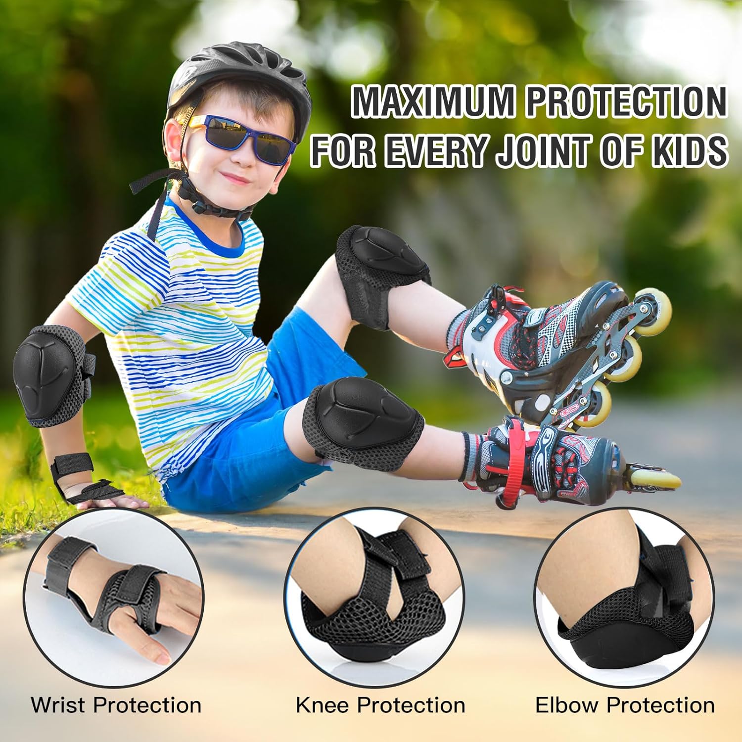 مجموعة معدات حماية للأطفال مكو - مراجعة Cycling Protective Gear Kids وسعره