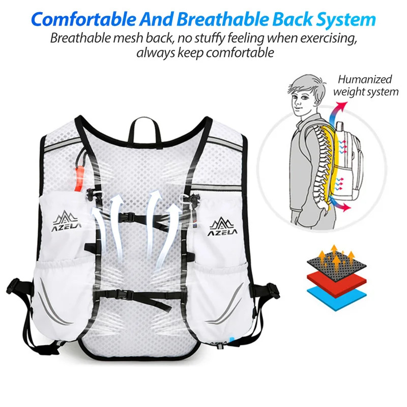 سترة ترطيب جديدة قابلة للتنفس  - مراجعة Cycling Gear Vest وسعره