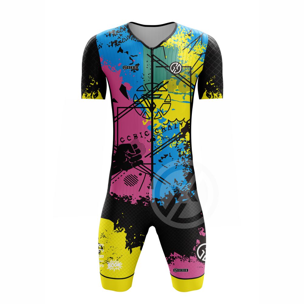 بدلة GCBIG Triathlon للرجال ،  - مراجعة Triathlon Cycling Kit وسعره