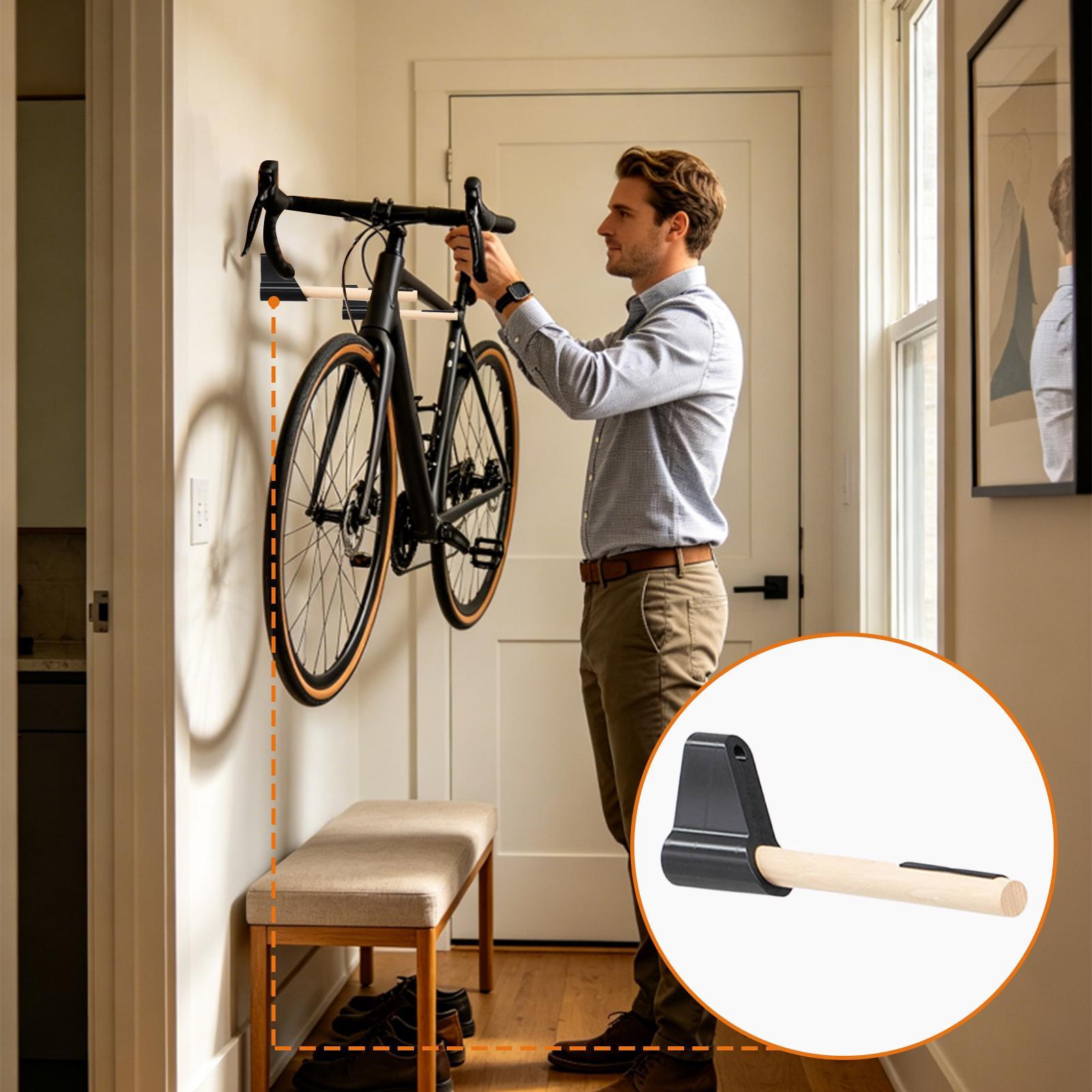 حامل دراجات مثبت على الحائط -  - مراجعة Cycling Gear Organizer Wall وسعره
