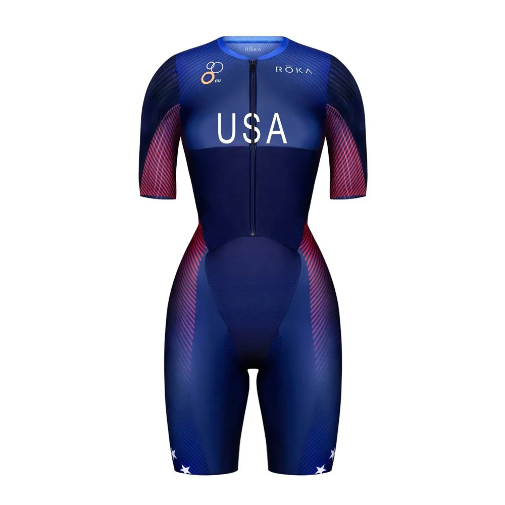 روكا-جمبسوت ترياتلون بأكمام قص - مراجعة Triathlon Cycling Kit وسعره