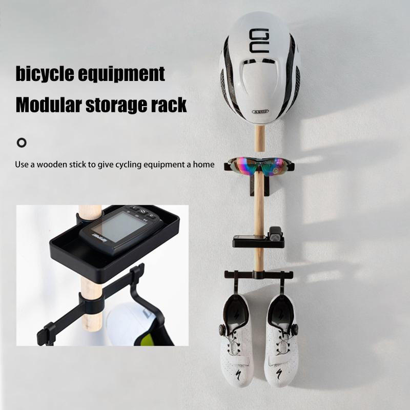 حامل منظم مكتبي للدراجات الهوا - مراجعة Cycling Gear Organizer Wall وسعره