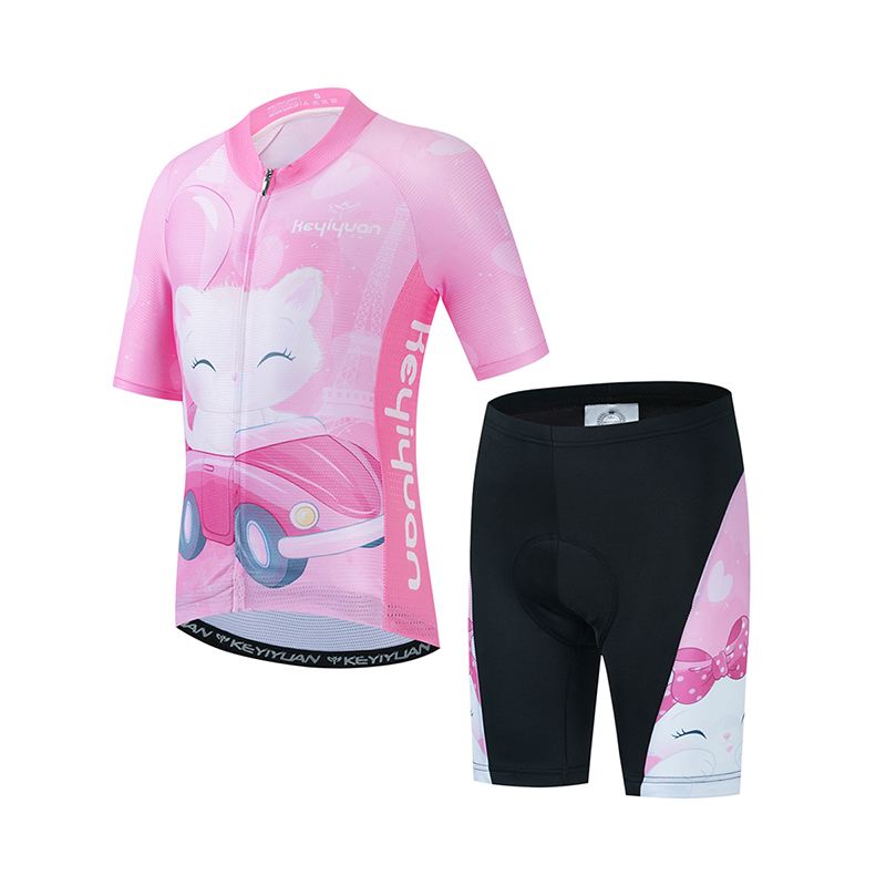 طقم جيرسي لركوب الدراجات للأطف - مراجعة Cycling Protective Gear Kids وسعره