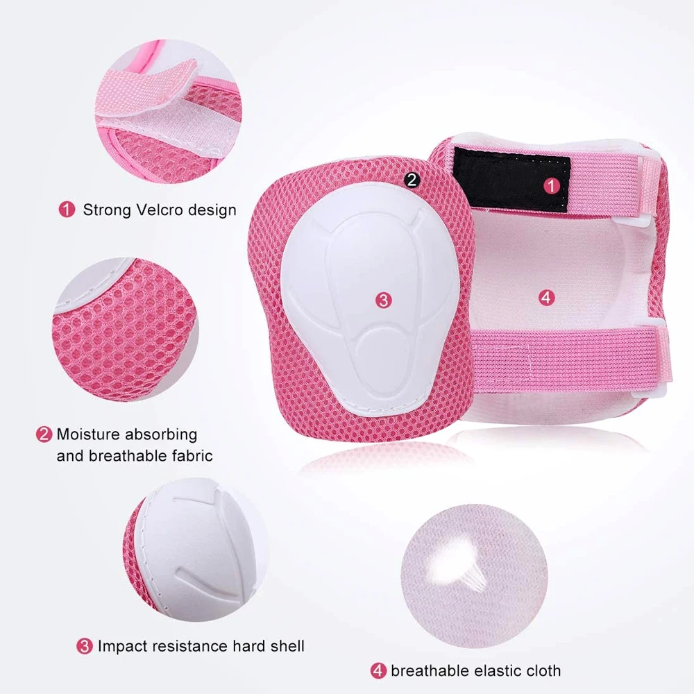 GOMOREON 6 قطع/مجموعة وسادات ر - مراجعة Cycling Protective Gear Kids وسعره