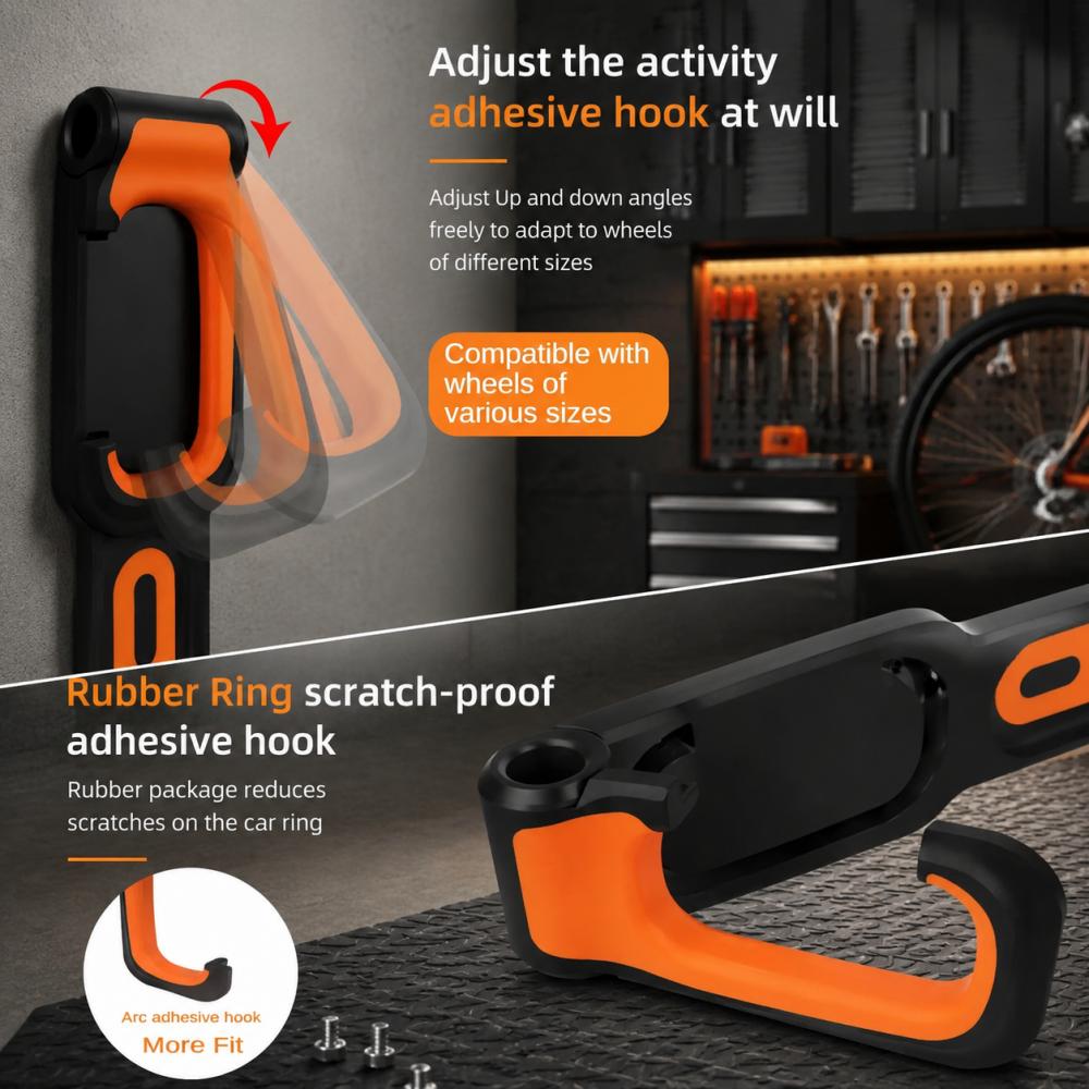 حامل دراجة هوائية جداري من DOM - مراجعة Cycling Gear Organizer Wall وسعره