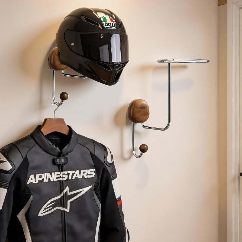 حامل تخزين خوذات يثبت على الحا - مراجعة Cycling Gear Organizer Wall وسعره