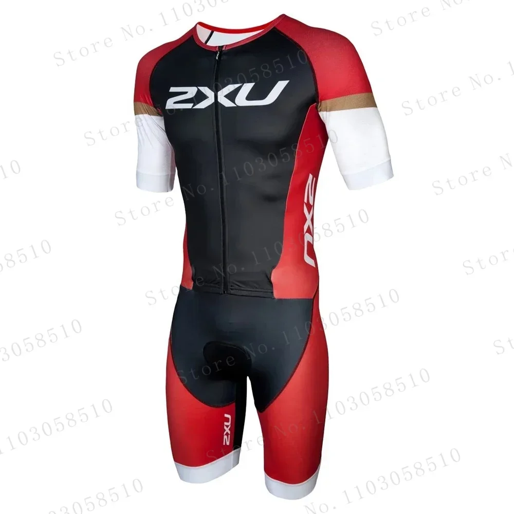 Zxuful أسود أبيض بدلة الترياتل - مراجعة Triathlon Cycling Kit وسعره