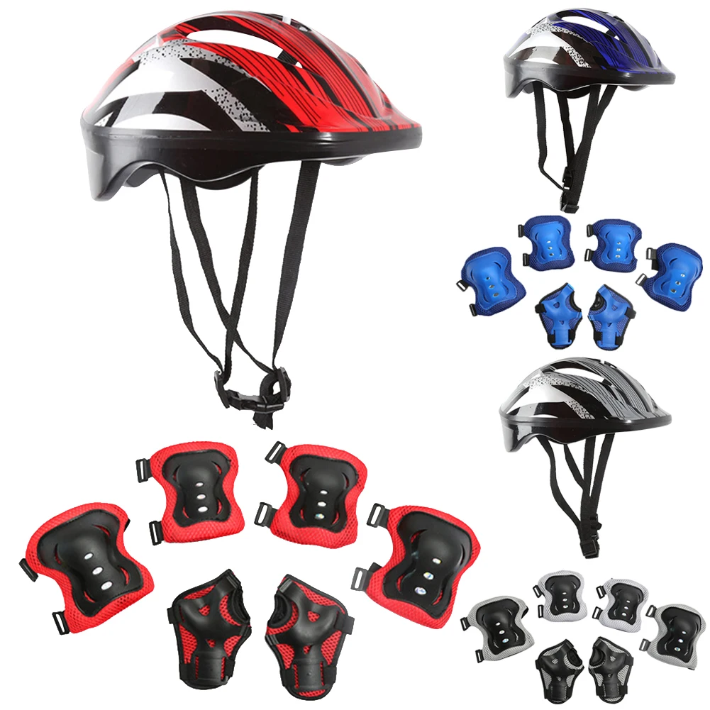 طقم حماية رياضي للدراجات مكون  - مراجعة Cycling Protective Gear Kids وسعره