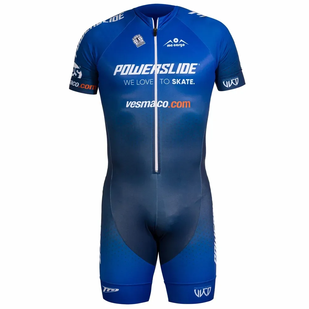 بدلة تزلج لفريق Powerslide مصن - مراجعة Triathlon Cycling Kit وسعره