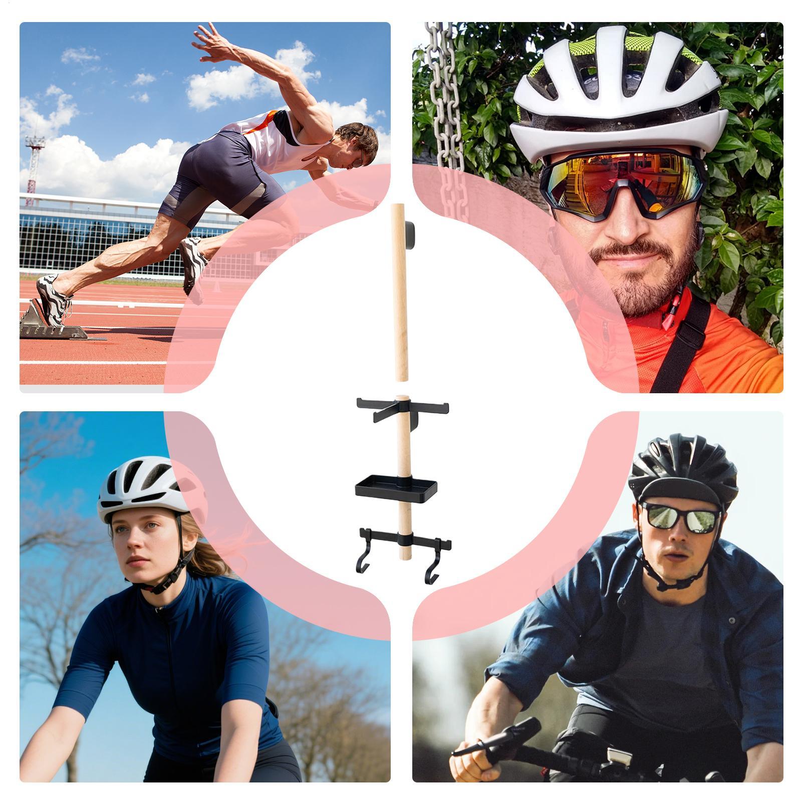 رف تخزين للدراجات يثبت على الح - مراجعة Cycling Gear Organizer Wall وسعره