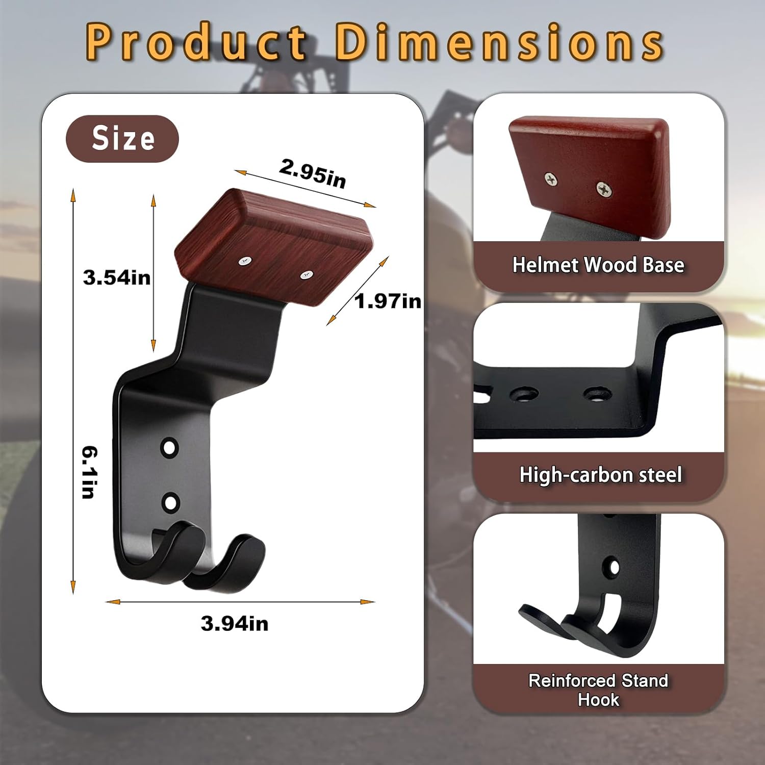 حامل خوذة الدراجات النارية للت - مراجعة Cycling Gear Organizer Wall وسعره