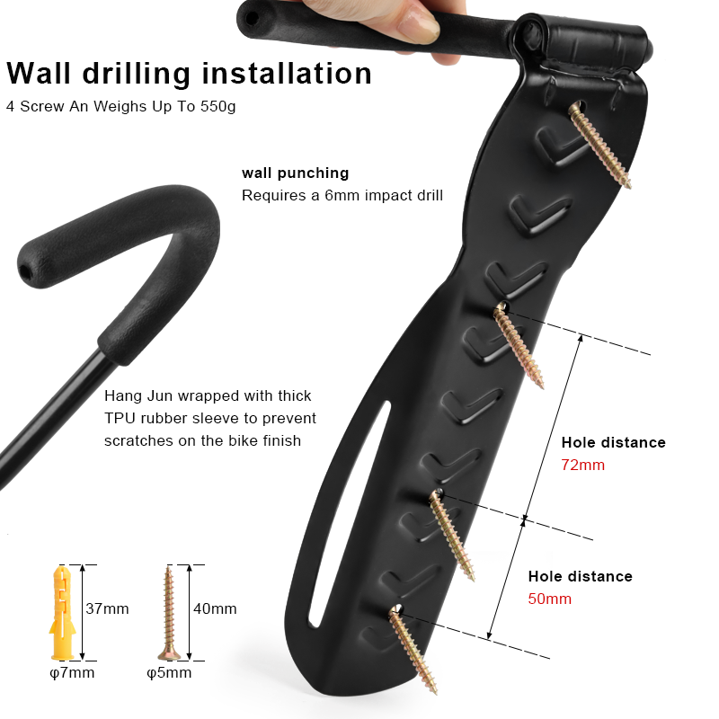 حامل دراجة للتعليق على الحائط، - مراجعة Cycling Gear Organizer Wall وسعره